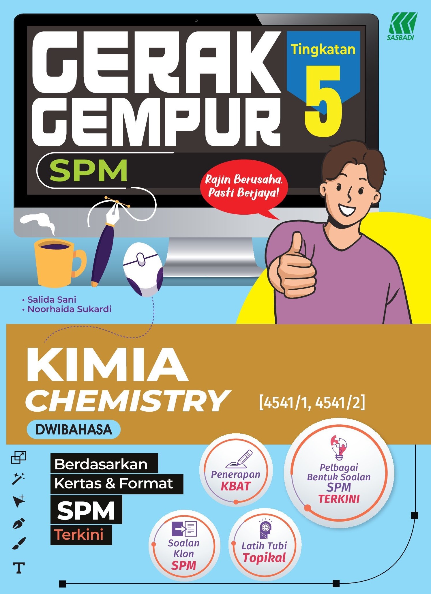 Gerak Gempur SPM Kimia (Bilingual) Ting. 5 (Edisi 2024) Cover